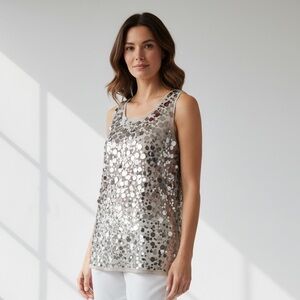 INC international concepts, ladies, extra large sequin tank top